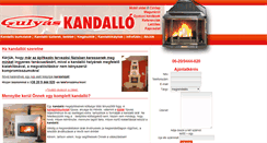 Desktop Screenshot of gulyaskandallo.hu